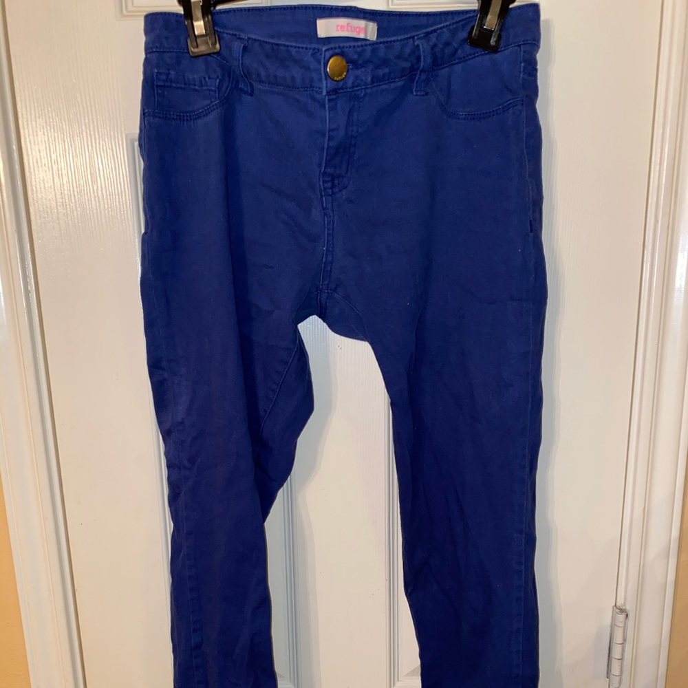 Royal blue jeans